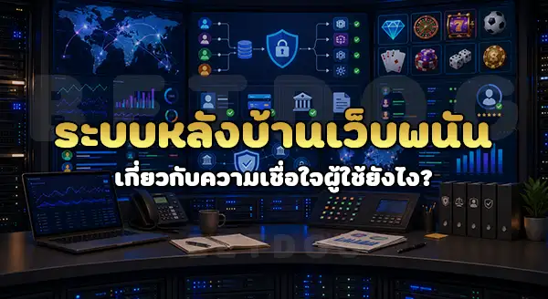 ระบบหลังบ้านเว็บพนัน คืออะไร