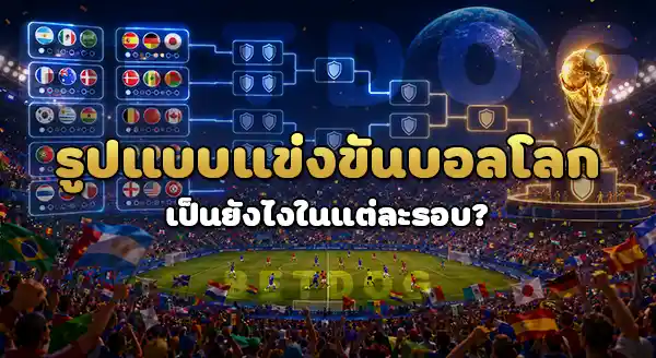 รูปแบบแข่งขัน บอลโลก เป็นยังไง