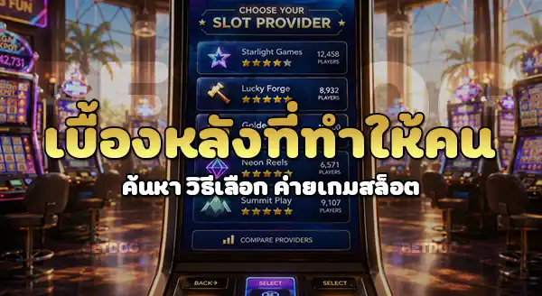วิธีเลือก ค่ายเกมสล็อต
