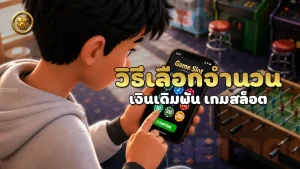 วิธีเลือกจำนวนเงินเดิมพัน เกมสล็อต
