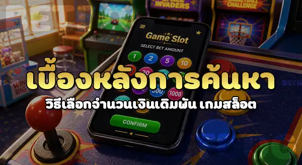 วิธีเลือกจำนวนเงินเดิมพัน เกมสล็อต