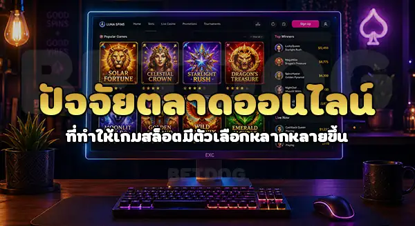 วิธีเลือกเกมสล็อต เลือกยังไง