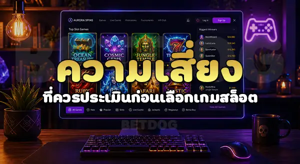 วิธีเลือกเกมสล็อต เลือกยังไง