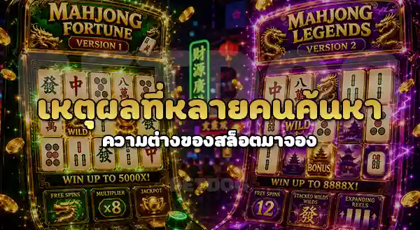 สล็อตมาจอง 1 หรือ 2 ดีกว่ากัน