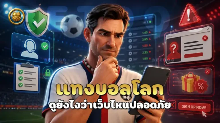 แทงบอลโลก ดูยังไงว่าเว็บไหนปลอดภัย