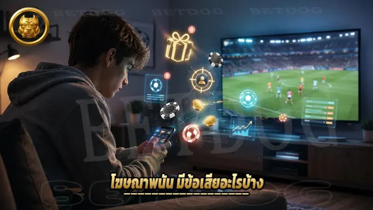 โฆษณาพนัน มีข้อเสียอะไรบ้าง