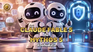Claude Fable 5 กับ Mythos 5 ต่างกันยังไง