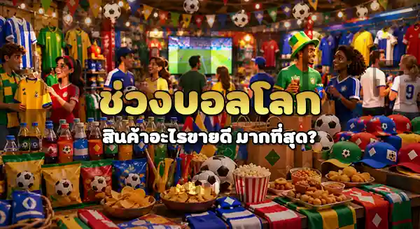 ช่วงบอลโลก สินค้าอะไรขายดี