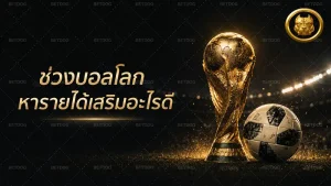 ช่วงบอลโลก หารายได้เสริมอะไรดี