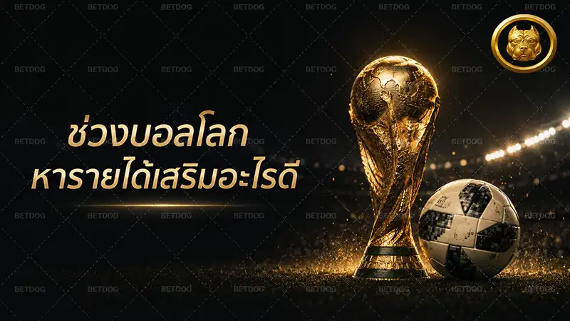 ช่วงบอลโลก หารายได้เสริมอะไรดี
