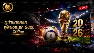 ดูถ่ายทอดสดฟุตบอลโลก 2026 ได้ที่ไหน