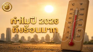 ทำไมปี 2026 ถึงร้อนมาก