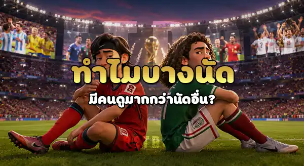 นัดล่าสุด นัดไหน คนดูบอลเยอะ