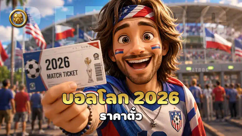 บอลโลก 2026 ราคาตั๋ว