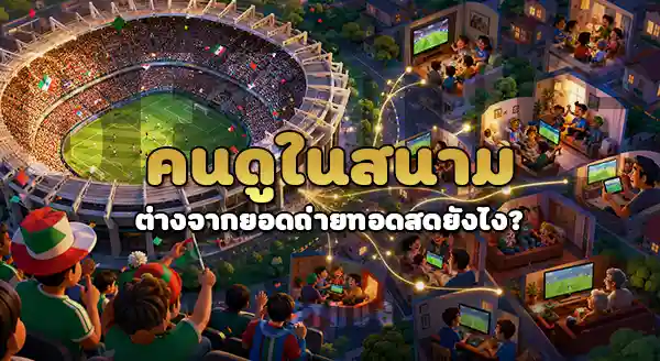 สนามไหน คนดูบอลโลก เยอะสุด