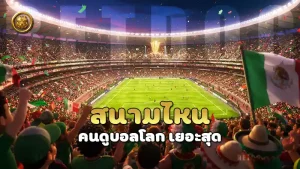 สนามไหน คนดูบอลโลก เยอะสุด