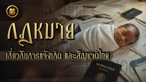 กฎหมายเกี่ยวกับการแจ้งเกิด และสัญชาติไทย