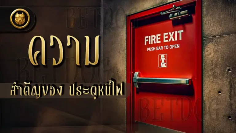 ความสำคัญของ ประตูหนีไฟ