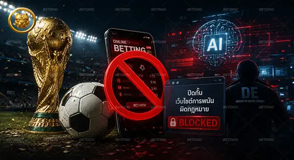 พนันบอลโลก ผิดกฎหมายข้อไหน