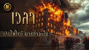 เวลาเกิดไฟไหม้ ควรทำอะไร