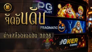 จัดอันดับ ค่ายสล็อตยอดฮิต 2026