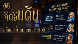 จัดอันดับสล็อต ที่คนเล่นเยอะ 2026