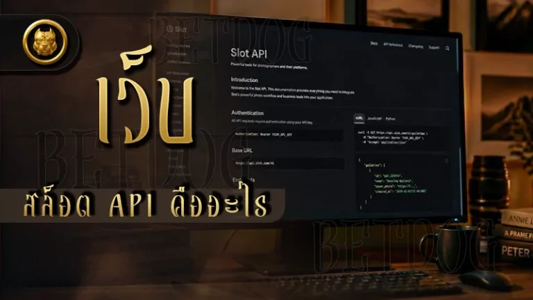 เว็บสล็อต API คืออะไร