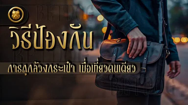 วิธีป้องกันการถูกล้วงกระเป๋า เมื่อเที่ยวคนเดียว